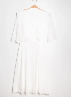 Robe de soirée courte femme cape