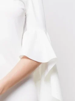 Robe de soirée courte femme Eloisa Ivoire - Ecru