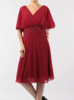 Robe de soirée courte femme grande taille Angélina