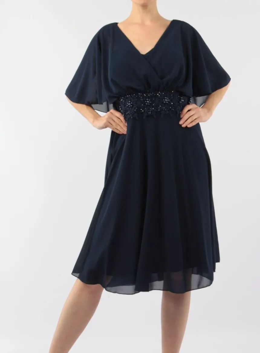 Robe de soirée courte femme grande taille Angélina