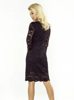 Robe de soirée femme manches longues moulante