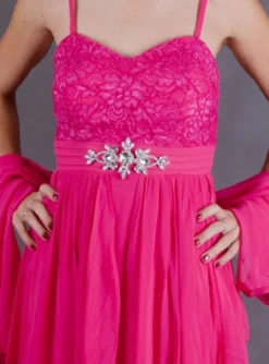 Robe de soirée femme Talia + étole 36-38