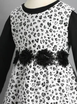 Robe de soirée fille + polo Noir 2 ans