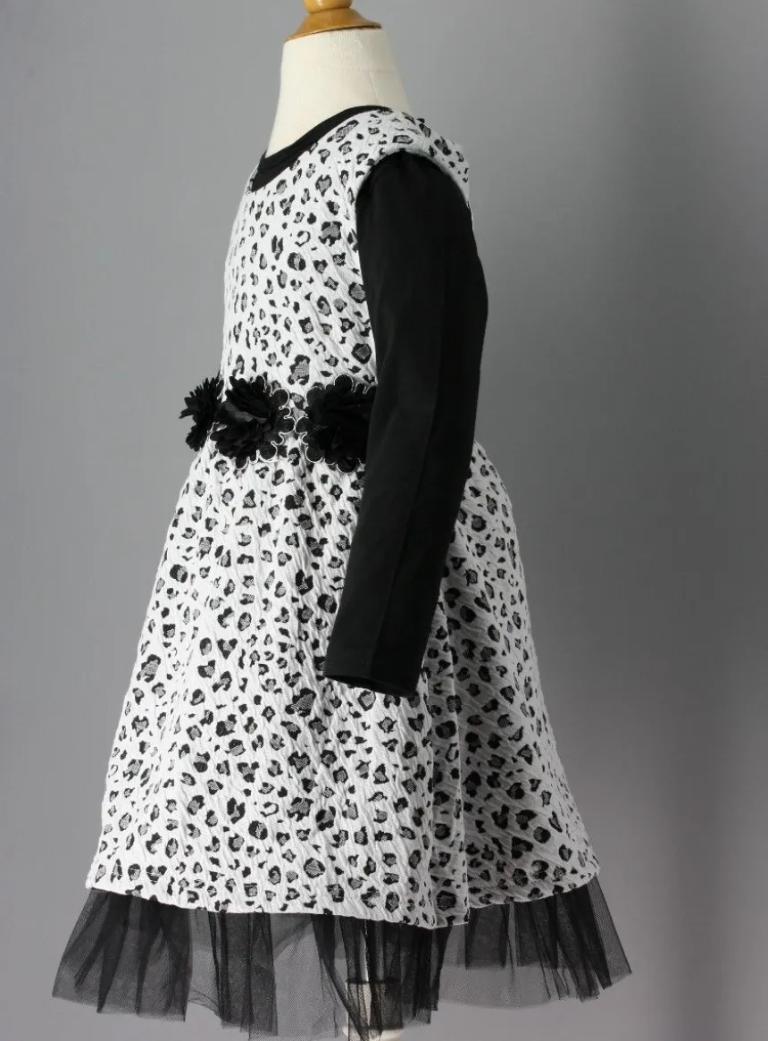 Robe de soirée fille + polo Noir 2 ans