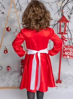 Robe de soirée fille Susie manches longues