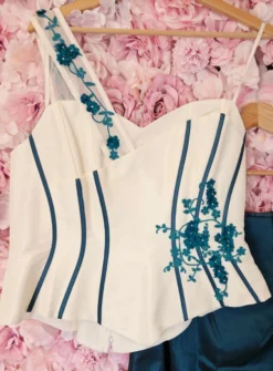 Robe de soirée longue à corset pour mariage femme