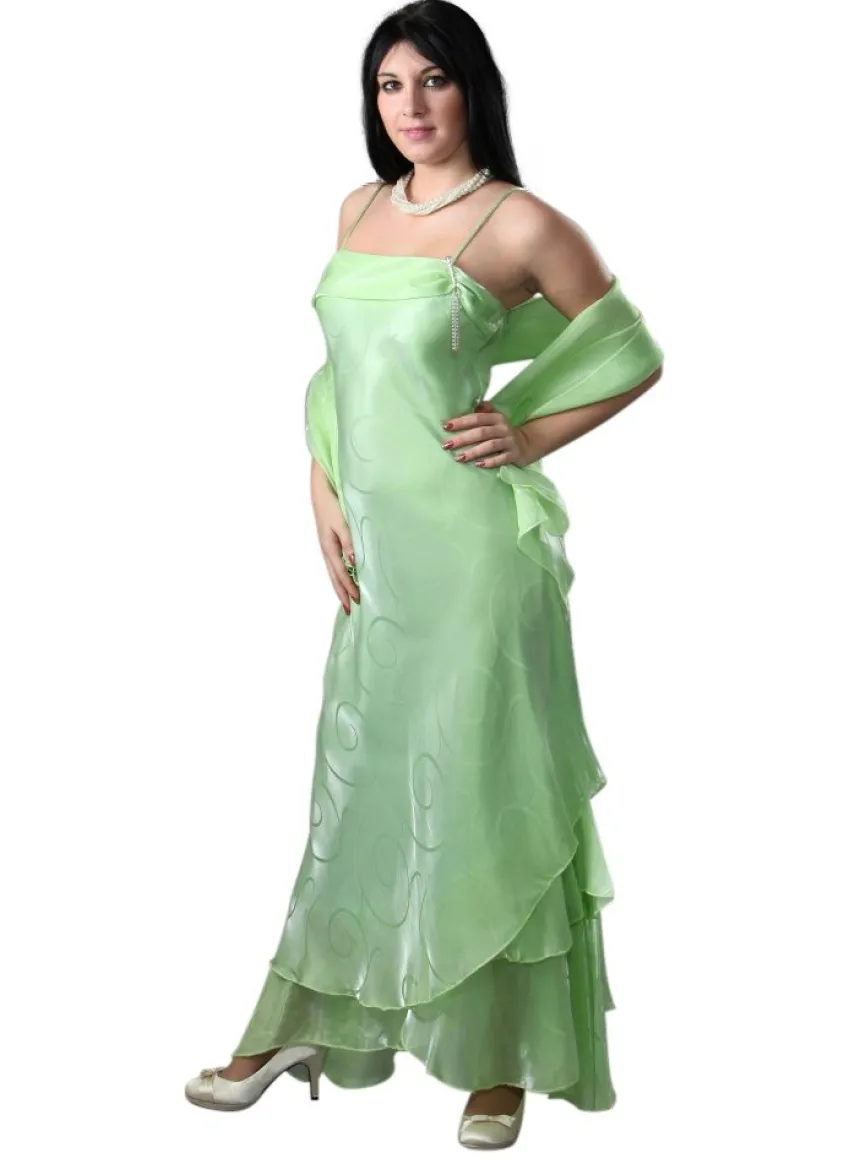 Robe de soirée longue femme Catherine + étole