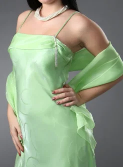 Robe de soirée longue femme Catherine + étole