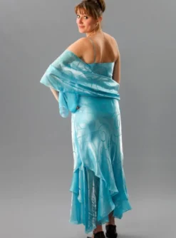 Robe de soirée longue femme Catherine + étole