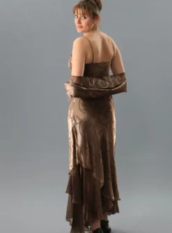 Robe de soirée longue femme Catherine + étole