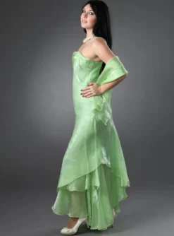 Robe de soirée longue femme Catherine + étole