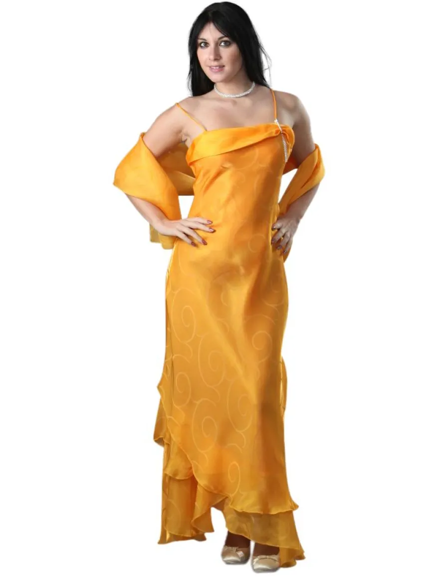Robe de soirée longue femme Catherine + étole
