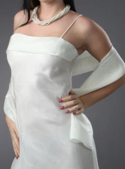 Robe de soirée longue femme Catherine + étole
