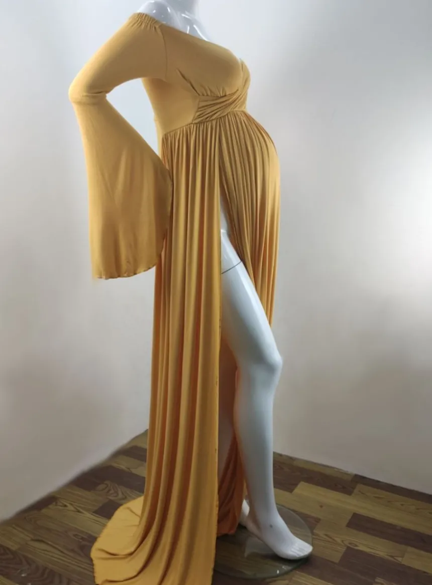 Robe de soirée longue femme enceinte