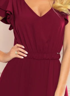 Robe de soirée longue fluide femme