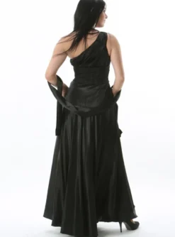Robe de soirée longue Lucie + étole