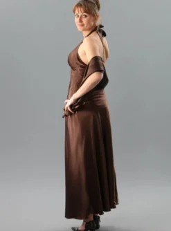 Robe de soirée longue Victoire + étole
