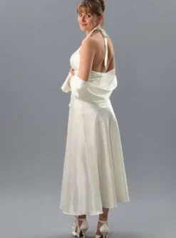 Robe de soirée longue Victoire + étole