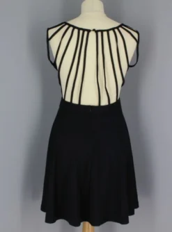 Robe de soirée noire courte femme Doumia