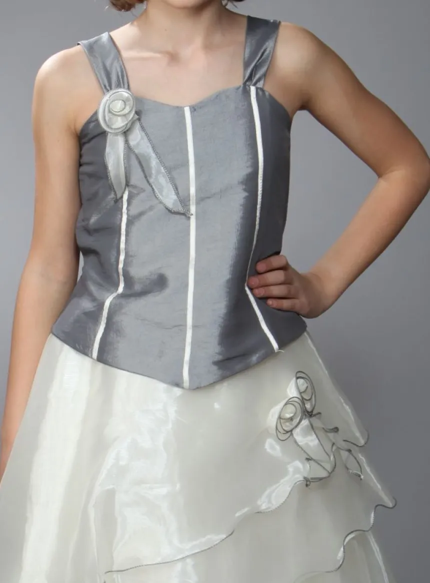 Robe fille Lou bustier +++ couleurs