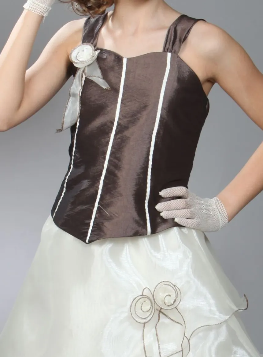 Robe fille Lou bustier +++ couleurs