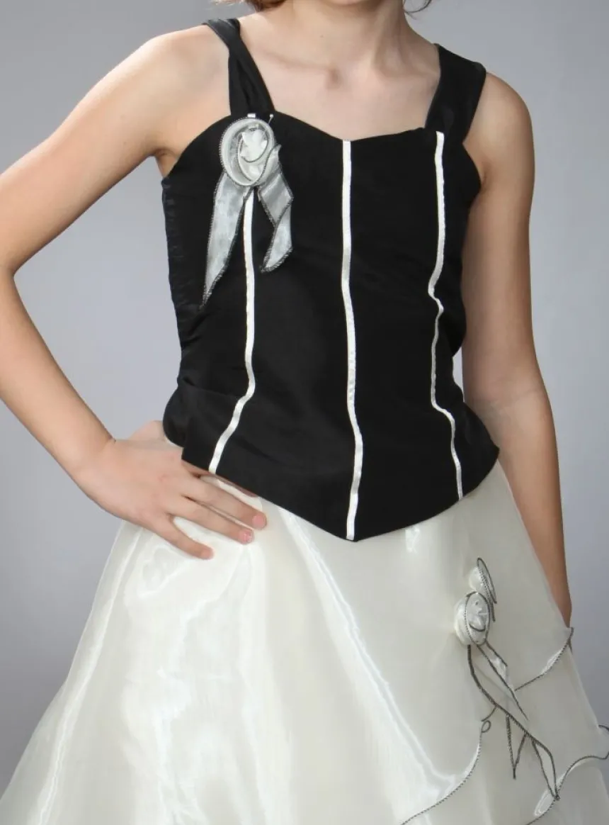 Robe fille Lou bustier +++ couleurs