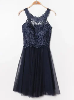 Robe jeune fille tulle et dentelle