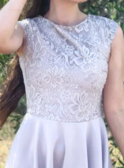 Robe mariage femme courte volante