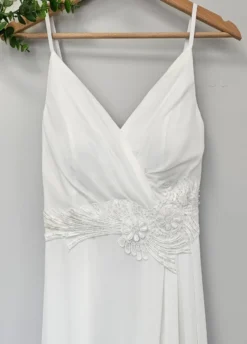 Robe mariage longue fendue femme