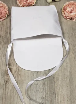 Sac cérémonie fille dentelle fine Blanc