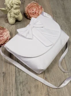 Sac cérémonie fille nœud Blanc