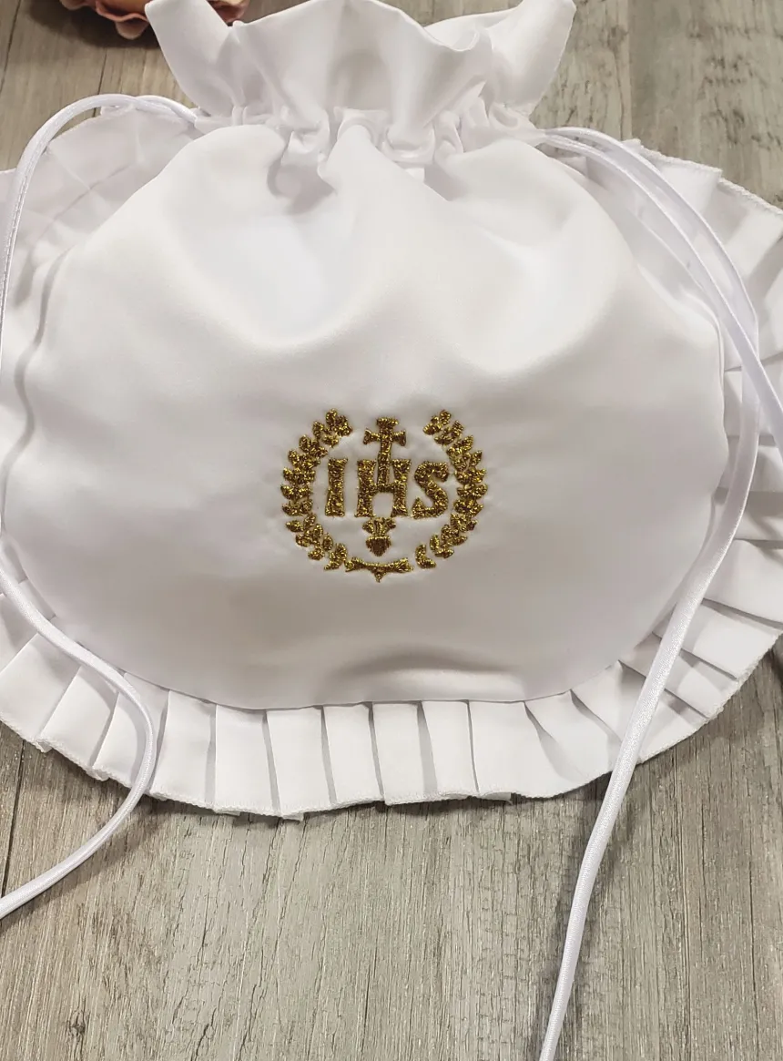 Sac de communion avec broderie