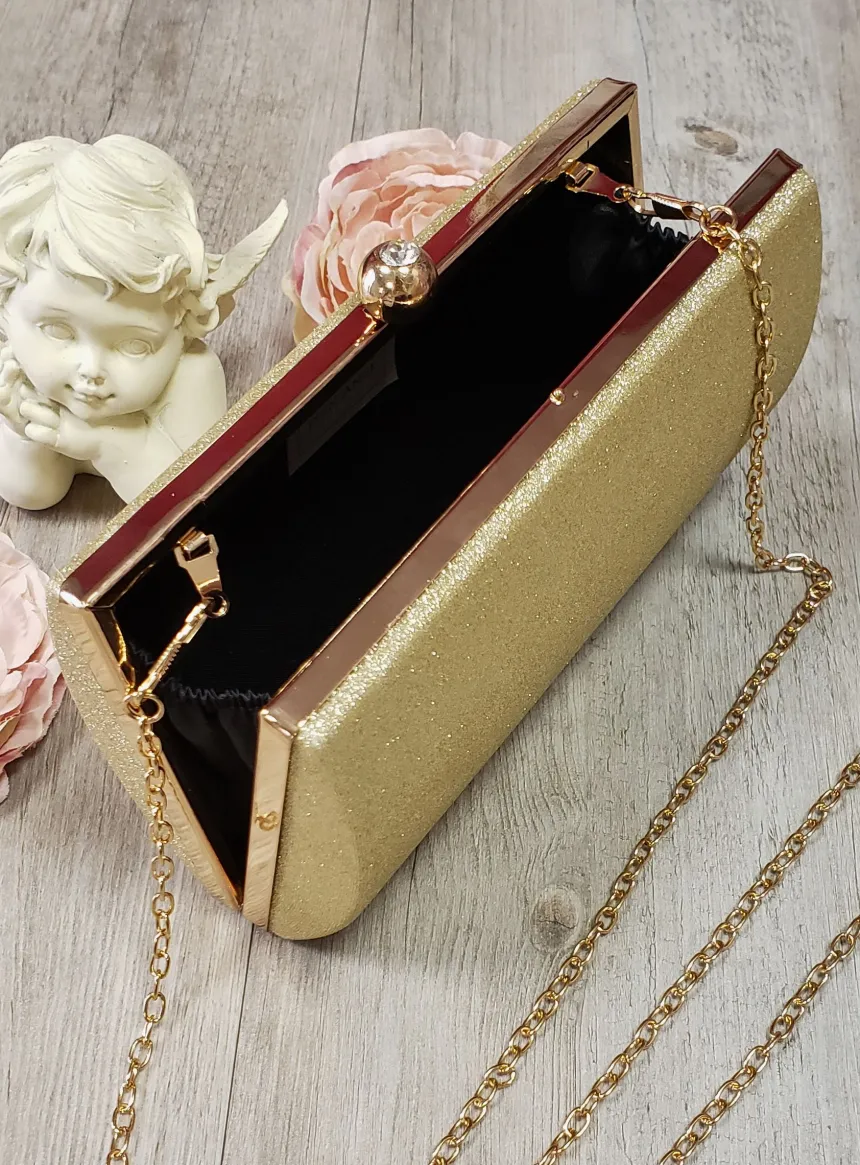 Sac de soirée clutch scintillant