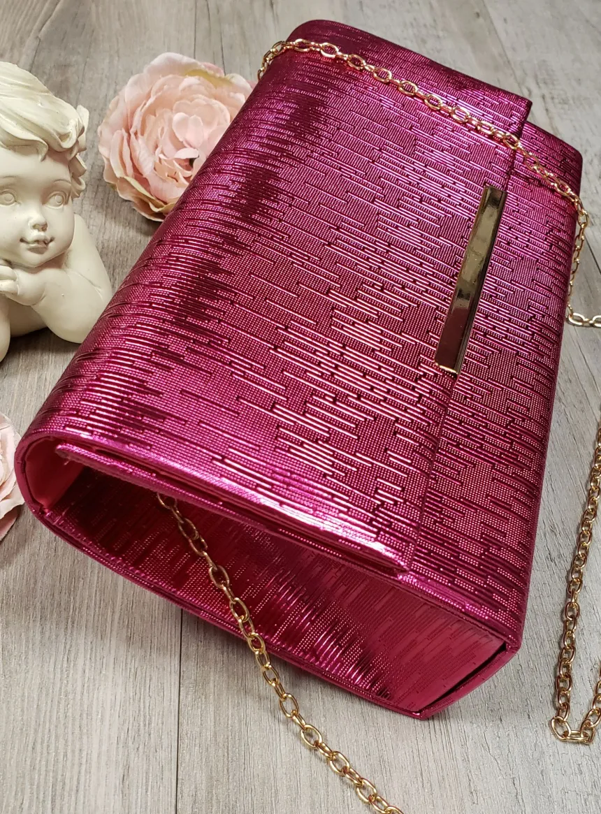 Sac de soirée scintillant lisse