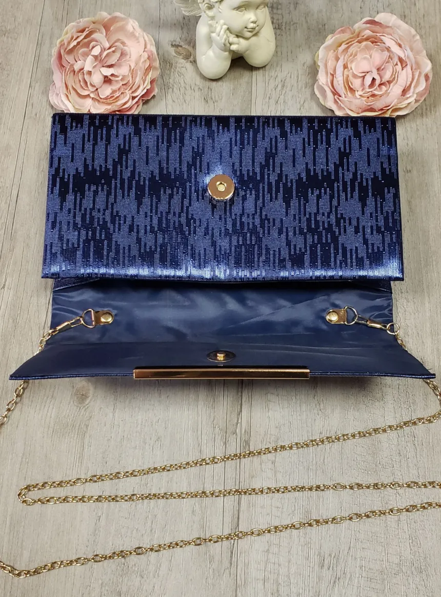 Sac de soirée scintillant lisse