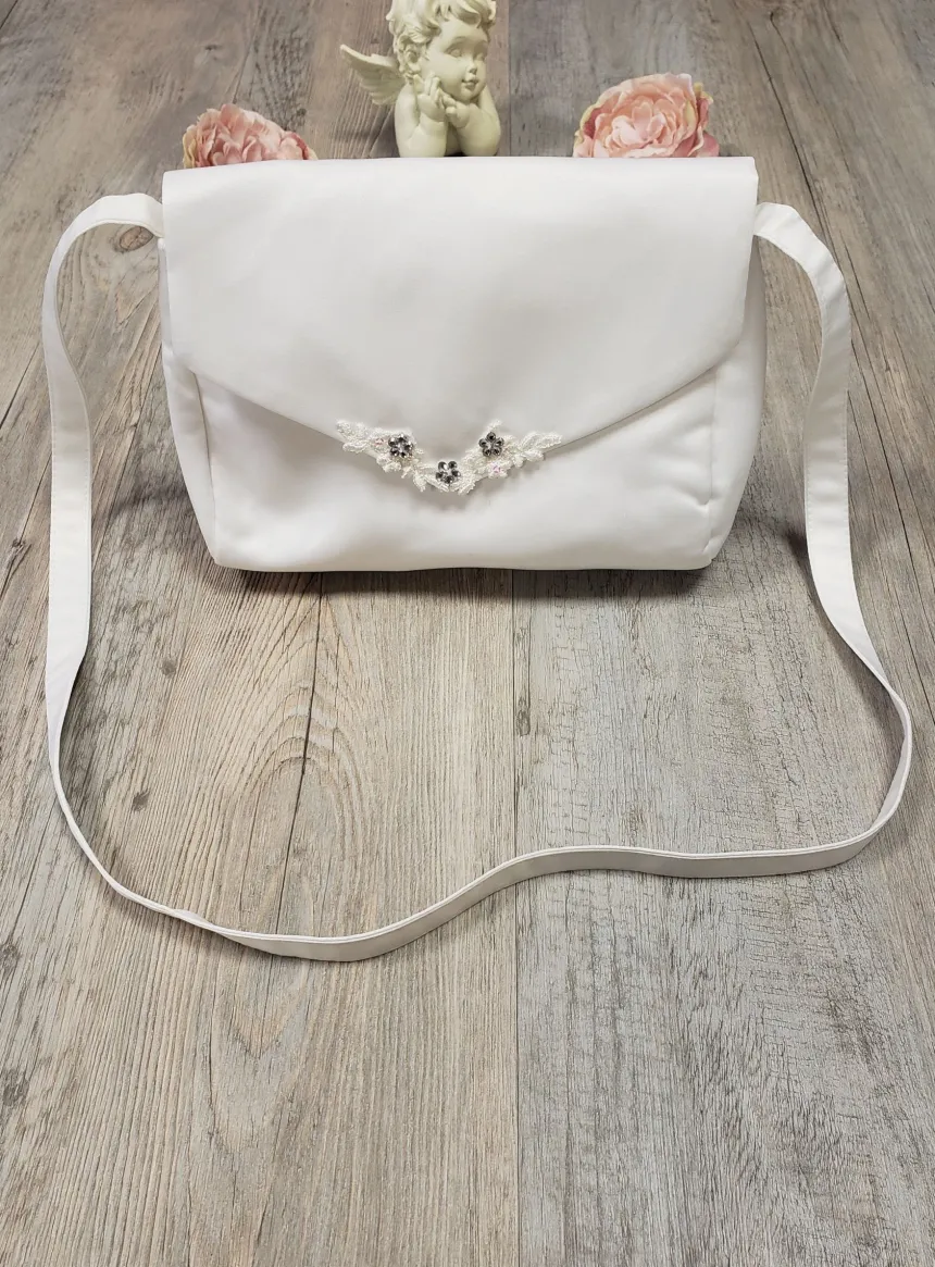 Sac enfant satin et strass