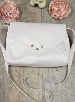 Sac enfant satin et strass
