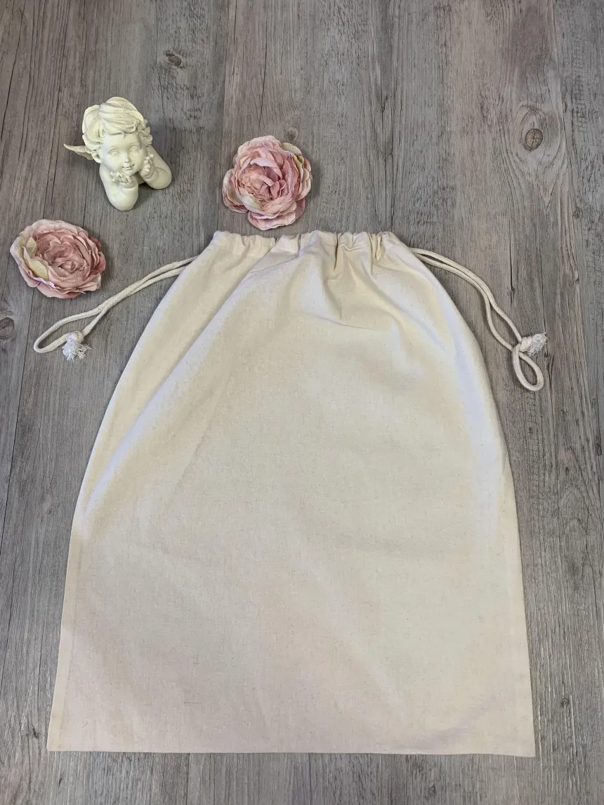 Sac pochon personnalisable Beige