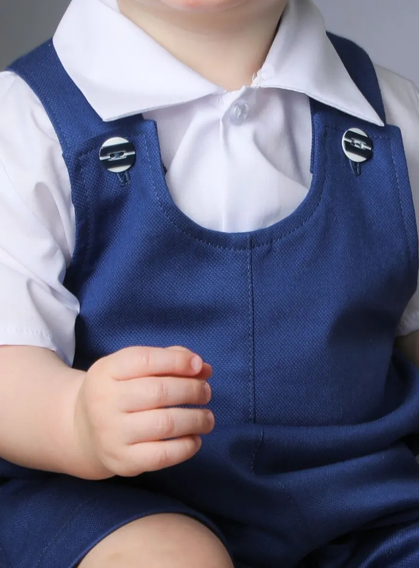 salopette short bébé garçon cérémonie