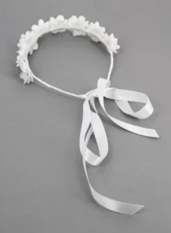 Serre tête bandeau fleurs et strass