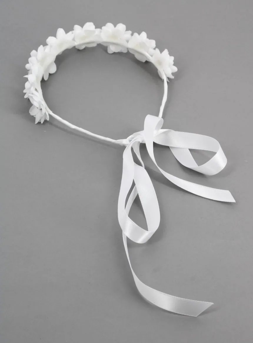 Serre tête bandeau fleurs et strass