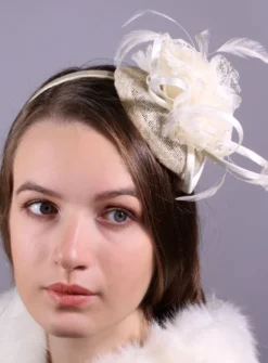 Serre tête bibi avec plume