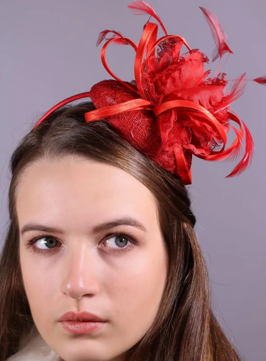 Serre tête bibi avec plume