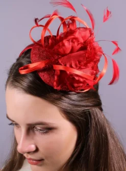 Serre tête bibi avec plume
