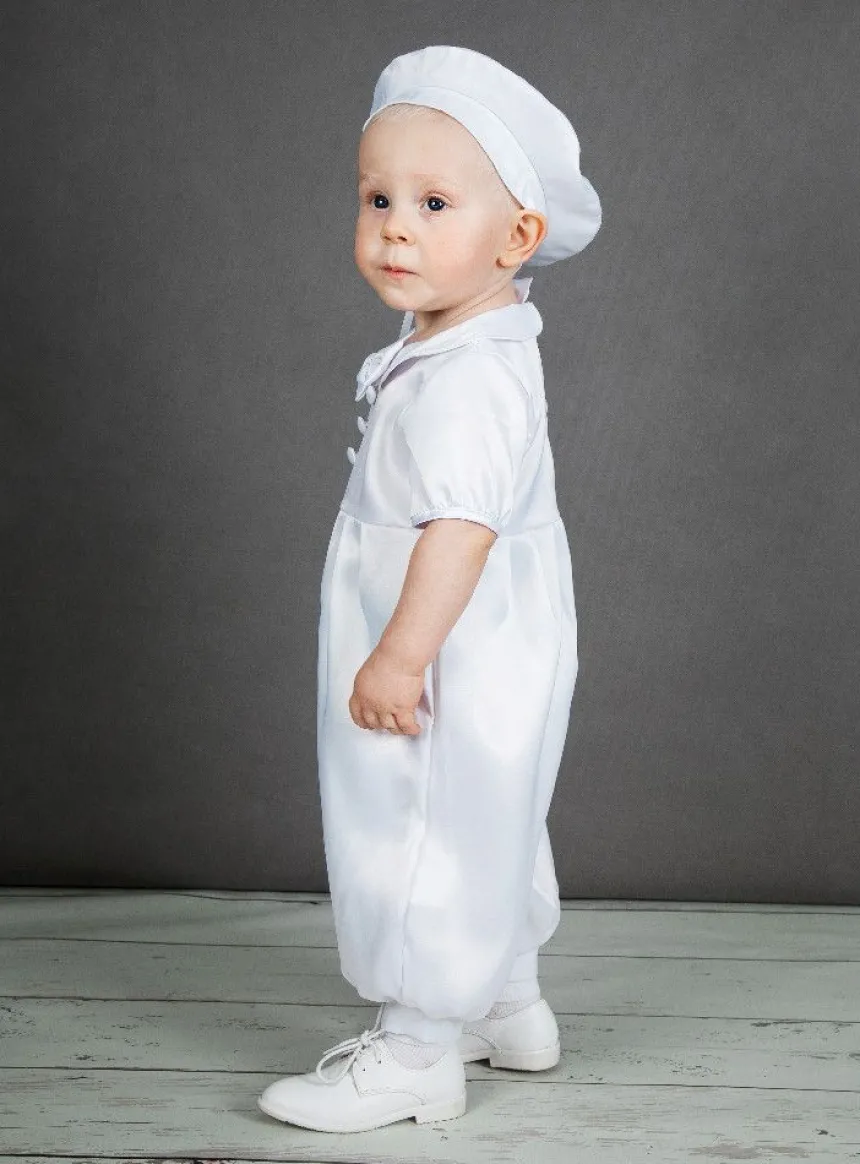 Tenue bébé garçon Vinci Blanc 3 mois