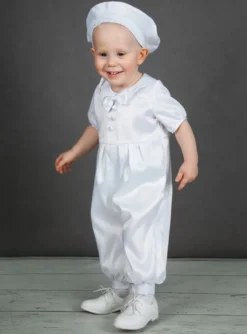 Tenue bébé garçon Vinci Blanc 3 mois