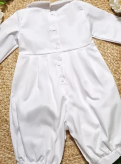 Tenue de baptême Garçon combinaison et tablier