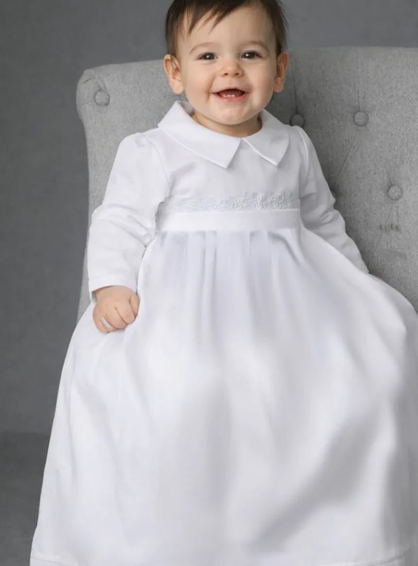 Tenue de baptême Garçon combinaison et tablier