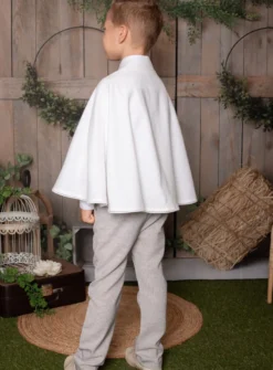 Tenue de communion Antoine avec cape en lin
