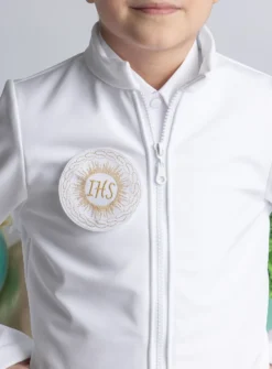 Tenue de communion garçon avec hostie